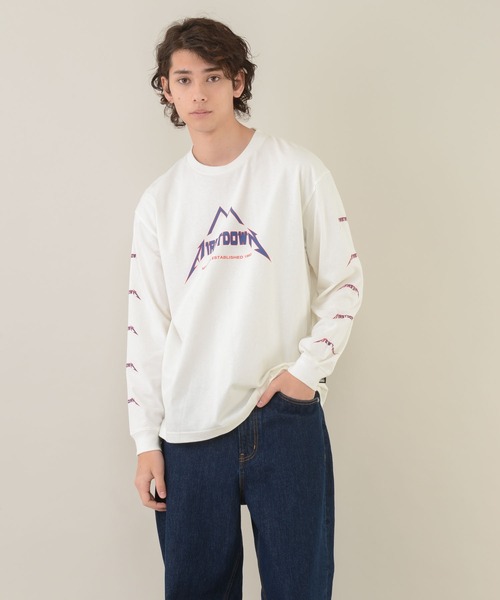 FIRST DOWN（ファーストダウン）の「メタル ロングスリーブ TEE（Tシャツ/カットソー・メンズ・ブラック/ライラック/オフホワイト・M/XL/S/L）」の15枚目の写真