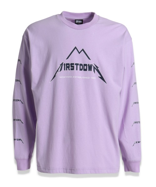 FIRST DOWN（ファーストダウン）の「メタル ロングスリーブ TEE（Tシャツ/カットソー・メンズ・ブラック/ライラック/オフホワイト・M/XL/S/L）」の22枚目の写真