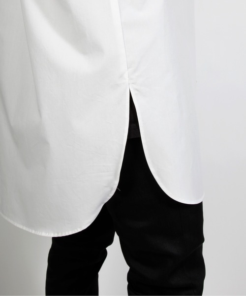 603（ロクマルサン）の「603 バンドカラーロングシャツ（シャツ/ブラウス・メンズ・ホワイト/ブラック・SMALL/MEDIUM）」の19枚目の写真