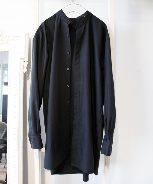 603（ロクマルサン）の「603 バンドカラーロングシャツ（シャツ/ブラウス・メンズ・ホワイト/ブラック・SMALL/MEDIUM）」の20枚目の写真