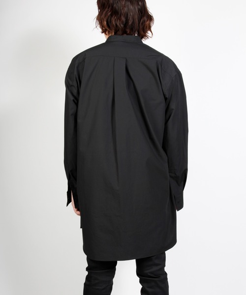 603（ロクマルサン）の「603 バンドカラーロングシャツ（シャツ/ブラウス・メンズ・ホワイト/ブラック・SMALL/MEDIUM）」の8枚目の写真