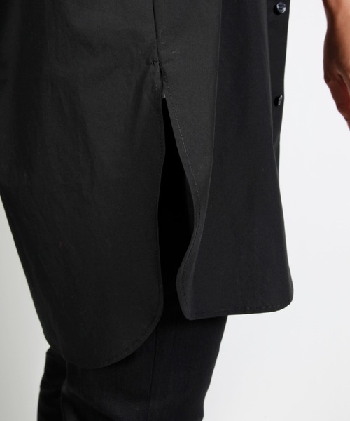 603（ロクマルサン）の「603 バンドカラーロングシャツ（シャツ/ブラウス・メンズ・ホワイト/ブラック・SMALL/MEDIUM）」の5枚目の写真