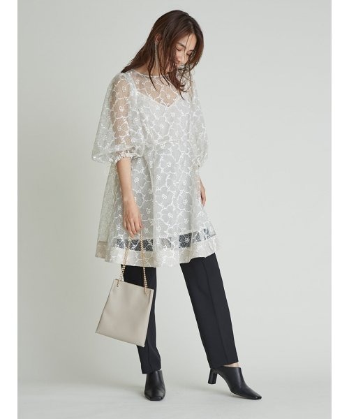 FRAY I.D（フレイアイディー）の「細ベルト付テーパードパンツ（その他パンツ・レディース・ピンク/ミント/ブラック・1/0）」の15枚目の写真