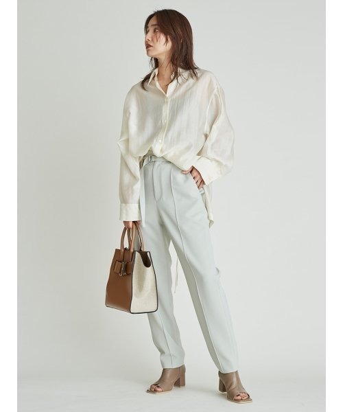 FRAY I.D（フレイアイディー）の「細ベルト付テーパードパンツ（その他パンツ・レディース・ピンク/ミント/ブラック・1/0）」の14枚目の写真