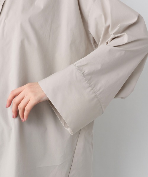 A part by（アパートバイ）の「Coオーバーサイズスタンドシャツ　931713（シャツ/ブラウス・レディース・ホワイト/ライトグレー/ブラック/ライトピンク・FREE）」の13枚目の写真