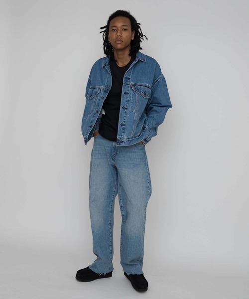 Levi's STAY LOOSE デニムジャケットM Levi's（リーバイス）の「STAY LOOSE TRUCKER HOOKED TRUCKER JACKET