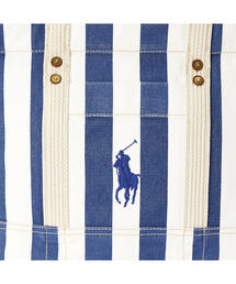 【POLO RALPH LAUREN】ミディアム ポロ プレイ ストライプトート Polo Play ストライプド キャンバス トート | ラルフ ローレン