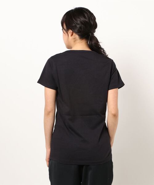 VIBGYOR Women（ヴィブジョー　ウィメン）の「AC ﾊﾞｯｸ03ｶﾞｰﾙT(AB)（Tシャツ/カットソー・レディース・ブラック/イエロー/グレー/ベージュ・MEDIUM/LARGE）」の5枚目の写真