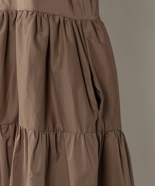 moi tytto（モイテュット）の「ティアードワンピース（ワンピース・レディース・ベージュ/ブラウン・FREE）」の14枚目の写真