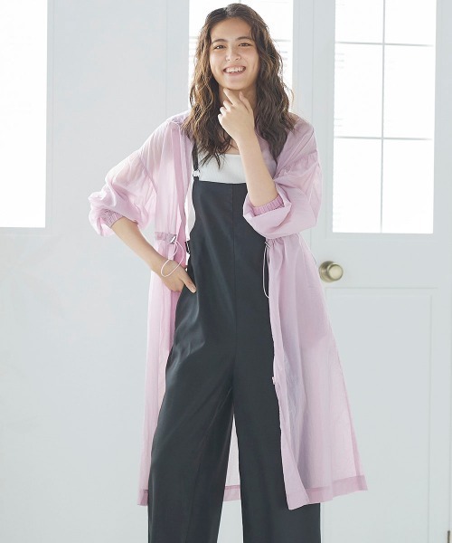 LIPSTAR（リップスター）の「【WEB別注カラーあり】シアードロストコート（その他アウター・レディース・ベージュ/ピンク/グリーン・M）」の3枚目の写真