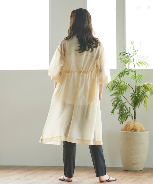 LIPSTAR（リップスター）の「【WEB別注カラーあり】シアードロストコート（その他アウター・レディース・ベージュ/ピンク/グリーン・M）」の8枚目の写真