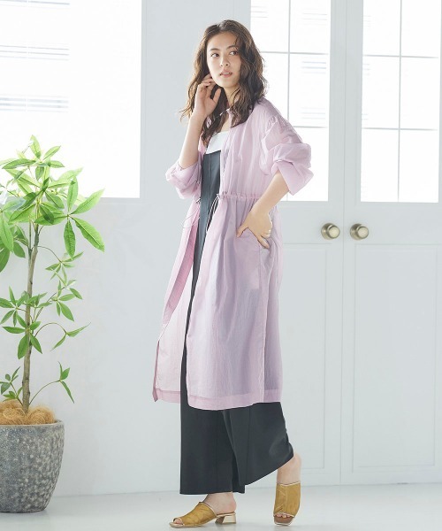 LIPSTAR（リップスター）の「【WEB別注カラーあり】シアードロストコート（その他アウター・レディース・ベージュ/ピンク/グリーン・M）」の13枚目の写真