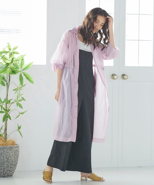 LIPSTAR（リップスター）の「【WEB別注カラーあり】シアードロストコート（その他アウター・レディース・ベージュ/ピンク/グリーン・M）」の18枚目の写真