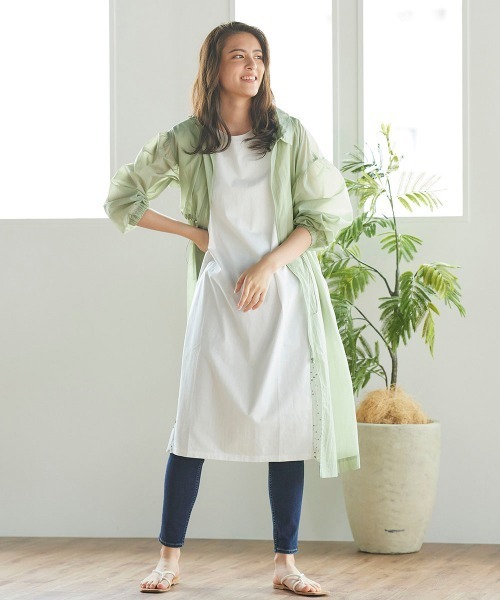 LIPSTAR（リップスター）の「【WEB別注カラーあり】シアードロストコート（その他アウター・レディース・ベージュ/ピンク/グリーン・M）」の15枚目の写真