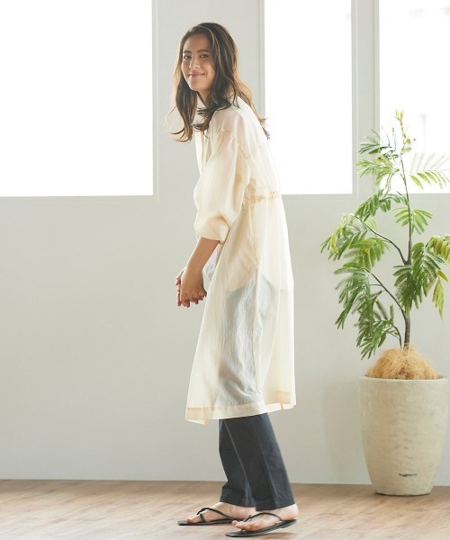 LIPSTAR（リップスター）の「【WEB別注カラーあり】シアードロストコート（その他アウター・レディース・ベージュ/ピンク/グリーン・M）」の14枚目の写真