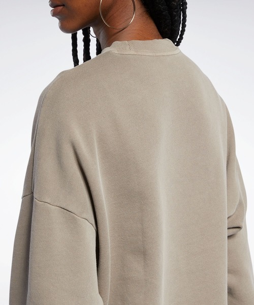 Reebok（リーボック）の「 クラシックス ナチュラル ダイ オーバーサイズ クルー ドレス / Classics Natural Dye Oversize Crew Dress（ワンピース・レディース・ベージュ/サンドグレー・SMALL/MEDIUM/LARGE/X-LARGE）」の11枚目の写真