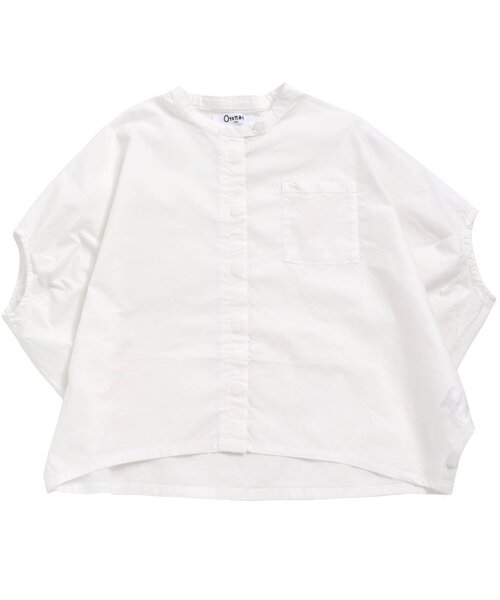 Otonato(オトナト)の「ドルマンブラウス【親子でおそろいリンクコーデ】(シャツ/ブラウス・キッズ・チェック/オフホワイト・100/110/120/130/140/90)」の1枚目の写真