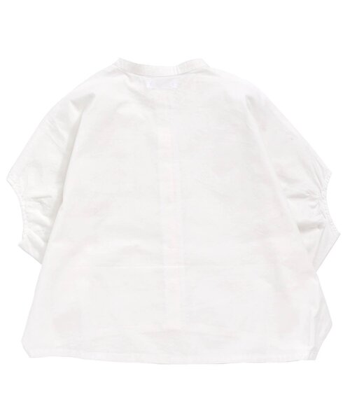 Otonato(オトナト)の「ドルマンブラウス【親子でおそろいリンクコーデ】(シャツ/ブラウス・キッズ・チェック/オフホワイト・100/110/120/130/140/90)」の9枚目の写真