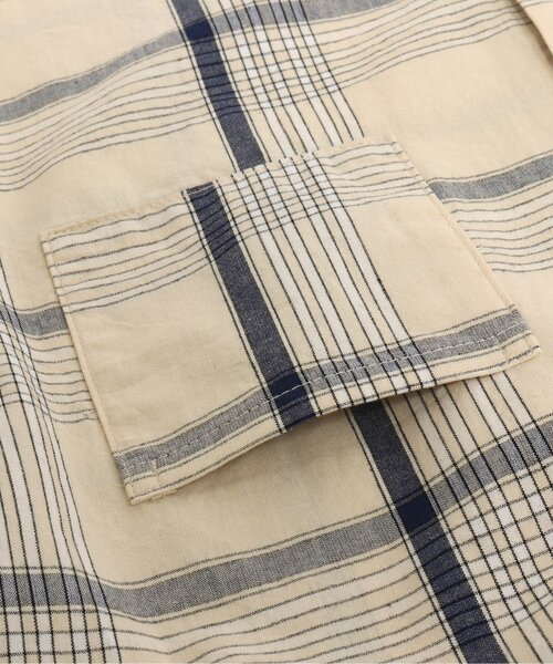 Otonato(オトナト)の「ドルマンブラウス【親子でおそろいリンクコーデ】(シャツ/ブラウス・キッズ・チェック/オフホワイト・100/110/120/130/140/90)」の6枚目の写真