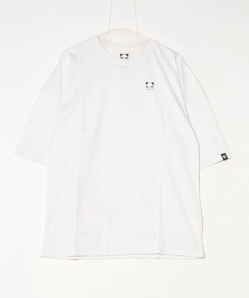 HIPANDA(ハイパンダ)の「HIPANDA ハイパンダ メンズ 歌舞伎プリント ビッグシルエット 半袖Tシャツ(Tシャツ/カットソー・メンズ・ホワイト・MEDIUM/X-LARGE/SMALL/LARGE)」の1枚目の写真