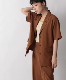 LOWRYS FARM | リネンライクジャケットＳＳ　933163(テーラードジャケット)