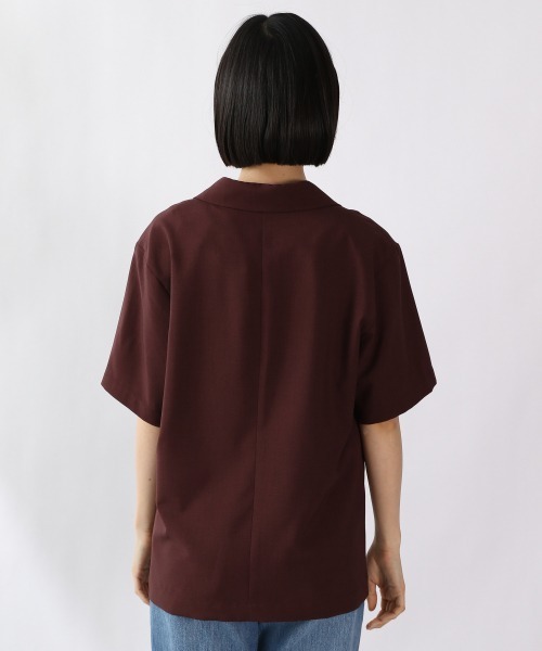 LOWRYS FARM(ローリーズファーム)の「リネンライクジャケットSS 933163(テーラードジャケット・レディース・チャコールグレー/ダークブラウン/グリーン/アイボリー/グリーン系その他/パープル/ブラウン・FREE)」の21枚目の写真