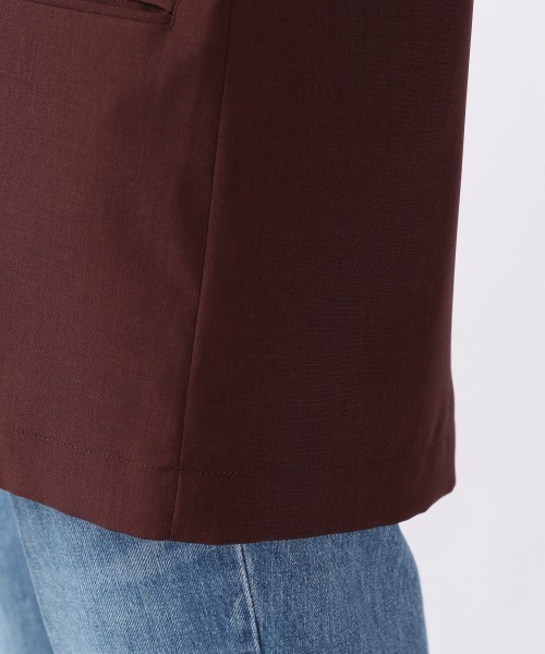 LOWRYS FARM(ローリーズファーム)の「リネンライクジャケットSS 933163(テーラードジャケット・レディース・チャコールグレー/ダークブラウン/グリーン/アイボリー/グリーン系その他/パープル/ブラウン・FREE)」の9枚目の写真