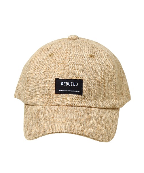 14+（イチヨンプラス）の「フェイクリネンタグキャップ（キャップ・レディース・オフホワイト/ベージュ/ブラック・FREE）」の7枚目の写真