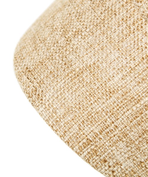 14+（イチヨンプラス）の「フェイクリネンタグキャップ（キャップ・レディース・オフホワイト/ベージュ/ブラック・FREE）」の11枚目の写真