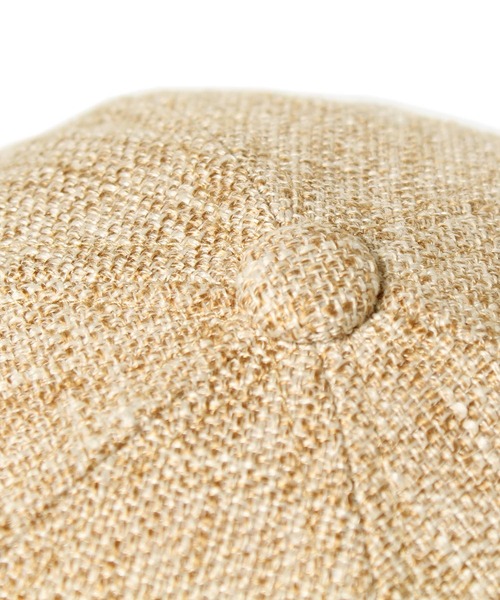 14+（イチヨンプラス）の「フェイクリネンタグキャップ（キャップ・レディース・オフホワイト/ベージュ/ブラック・FREE）」の9枚目の写真