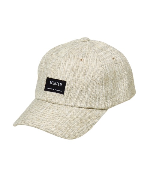 14+（イチヨンプラス）の「フェイクリネンタグキャップ（キャップ・レディース・オフホワイト/ベージュ/ブラック・FREE）」の13枚目の写真