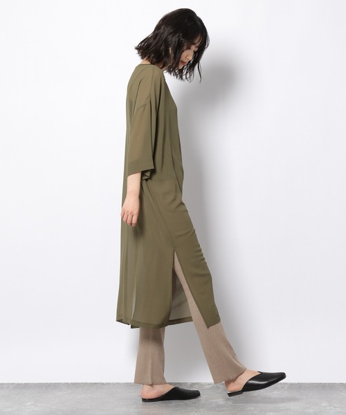 LAKOLE（ラコレ）の「カット楊柳レギンスパンツ / 950865（レギンス/スパッツ・レディース・ブラック/ベージュ/ブラウン系その他・SMALL/MEDIUM）」の8枚目の写真