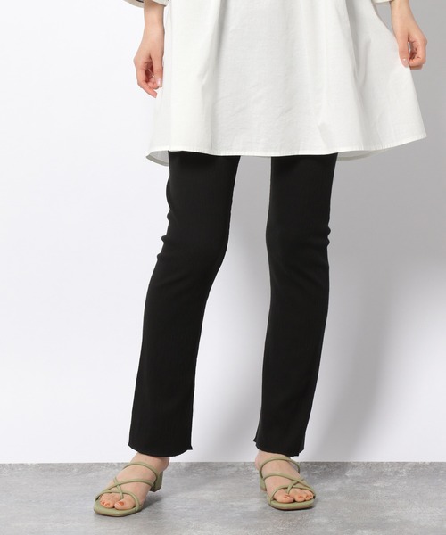 LAKOLE（ラコレ）の「カット楊柳レギンスパンツ / 950865（レギンス/スパッツ・レディース・ブラック/ベージュ/ブラウン系その他・SMALL/MEDIUM）」の6枚目の写真