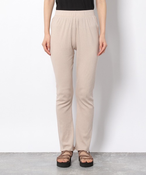 LAKOLE（ラコレ）の「カット楊柳レギンスパンツ / 950865（レギンス/スパッツ・レディース・ブラック/ベージュ/ブラウン系その他・SMALL/MEDIUM）」の17枚目の写真