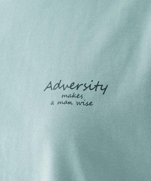 DRESKIP（ドレスキップ）の「◆ひんやり　転写プリントTシャツ（Tシャツ/カットソー・レディース・ライトベージュ/グリーン系/グレー系その他/オフホワイト・02/03）」の16枚目の写真