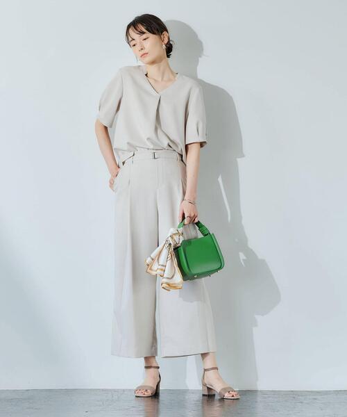 MARCO BIANCHINI（マルコビアンチーニ）の「[ 別注 ][ マルコ ビアンキー二 ] MARCO BIANCHINI CS ミニ ボストン ショルダー バッグ（ショルダーバッグ・レディース・ブラック/クリーム/ケリー・FREE）」の17枚目の写真