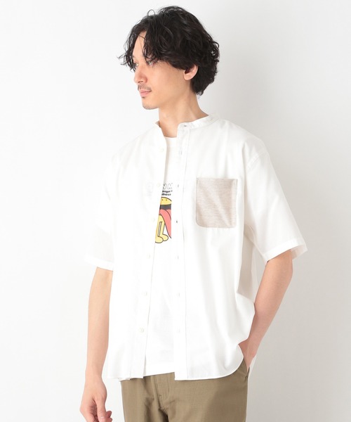 GLOBAL WORK(グローバルワーク)の「ポケカエパナマバンド半袖/936754(シャツ/ブラウス・メンズ・ミント/ライトグレー/ブラック/ホワイト・LARGE/X-LARGE/MEDIUM/SMALL)」の19枚目の写真