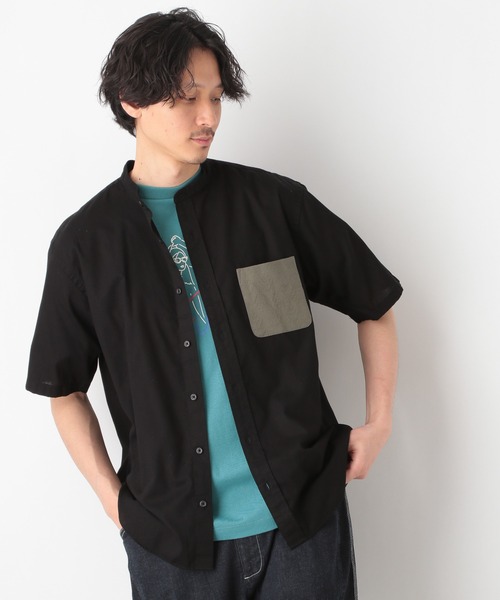 GLOBAL WORK(グローバルワーク)の「ポケカエパナマバンド半袖/936754(シャツ/ブラウス・メンズ・ミント/ライトグレー/ブラック/ホワイト・LARGE/X-LARGE/MEDIUM/SMALL)」の22枚目の写真