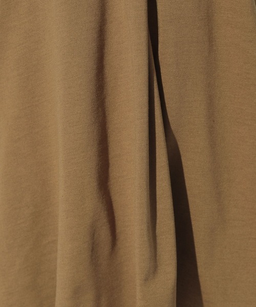 BAYFLOW(ベイフロー)の「【Ethically Made(エシカリーメイド)】EGスキッパーT(Tシャツ/カットソー・レディース・キャメル/ネイビー・FREE)」の8枚目の写真