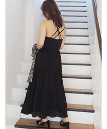 EVRIS | バッククロスティアードワンピース(ワンピース)