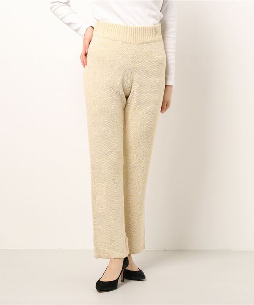 IENA（イエナ）の「カノコニットパンツ（その他パンツ・レディース・イエロー/ブルー系その他・38/36）」の10枚目の写真