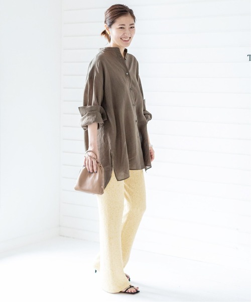 IENA（イエナ）の「カノコニットパンツ（その他パンツ・レディース・イエロー/ブルー系その他・38/36）」の14枚目の写真