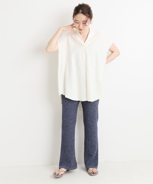 IENA（イエナ）の「カノコニットパンツ（その他パンツ・レディース・イエロー/ブルー系その他・38/36）」の20枚目の写真