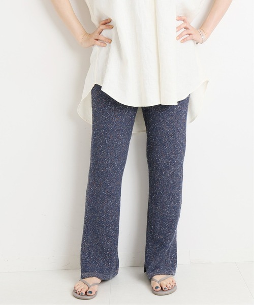 IENA（イエナ）の「カノコニットパンツ（その他パンツ・レディース・イエロー/ブルー系その他・38/36）」の19枚目の写真