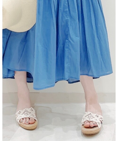 SHOO・LA・RUE（シューラルー）の「◆まくらめふわふわサンダル（サンダル・レディース・ブラック/ナチュラル/キャメル・35/45/25）」の17枚目の写真