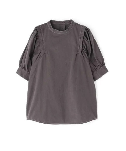 N.（N. Natural Beauty Basic）（エヌエヌナチュラルビューティーベーシック）の「◆タックショルダーパフスリーブブラウス（シャツ/ブラウス・レディース・チャコールグレー/ナチュラル/パープル・MEDIUM）」の22枚目の写真