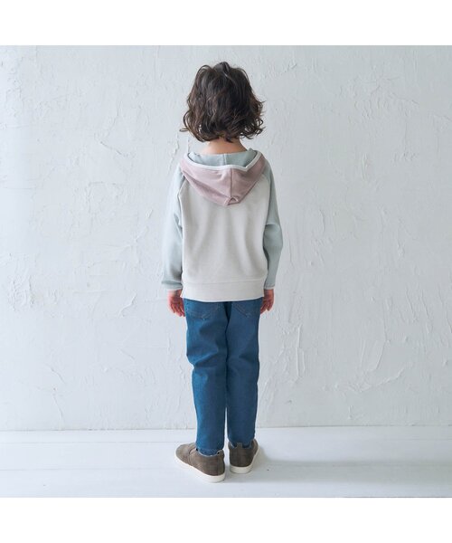 apres les cours（アプレレクール）の「ストレッチデニム/7days Style pants 10分丈（その他パンツ・キッズ・ネイビー/ブルー・100/110/90/120/80/130/140）」の15枚目の写真