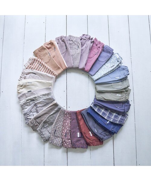 apres les cours（アプレレクール）の「ストレッチデニム/7days Style pants 10分丈（その他パンツ・キッズ・ネイビー/ブルー・100/110/90/120/80/130/140）」の9枚目の写真