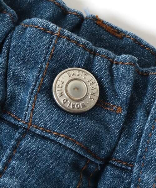 apres les cours（アプレレクール）の「ストレッチデニム/7days Style pants 10分丈（その他パンツ・キッズ・ネイビー/ブルー・100/110/90/120/80/130/140）」の10枚目の写真