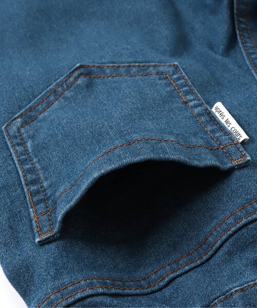 apres les cours（アプレレクール）の「ストレッチデニム/7days Style pants 10分丈（その他パンツ・キッズ・ネイビー/ブルー・100/110/90/120/80/130/140）」の21枚目の写真